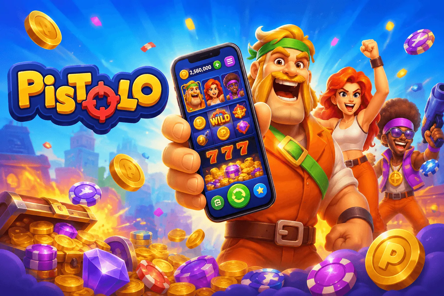 Capture d'écran de l'app Pistolo Casino